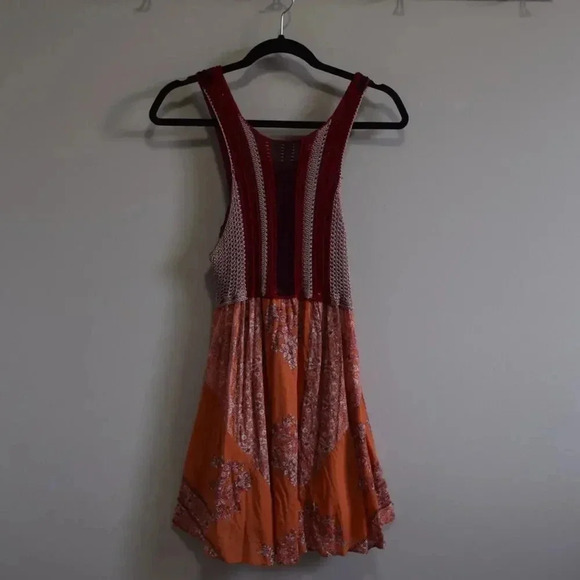 Free People Paisley and Crochet Dress - Picture 2 of 4